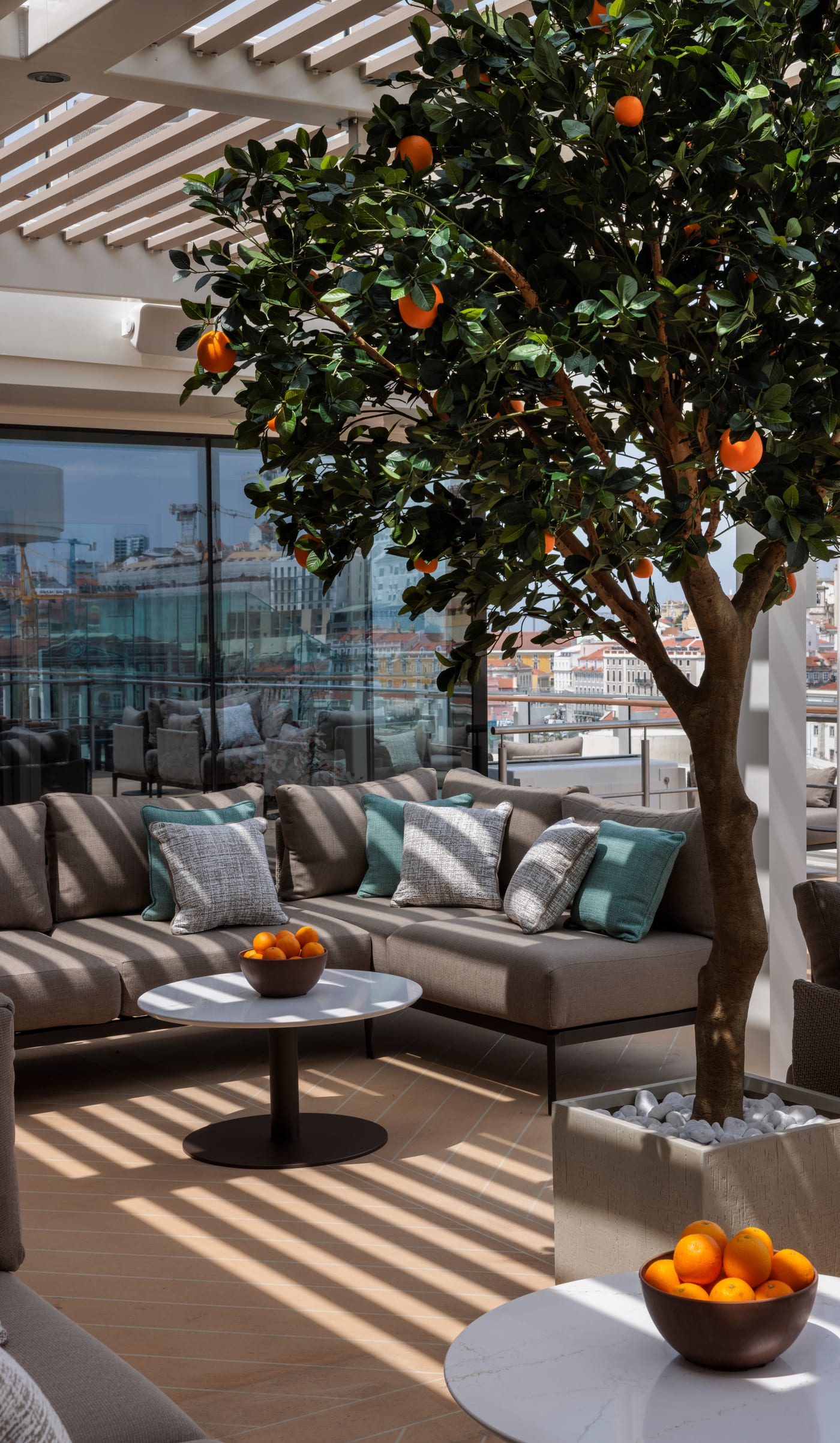 Silversea 船上的橘園露臺,里斯本